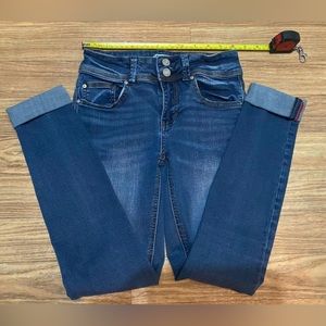 Indigo Rein ankle jeans, stretchy material, size 3
